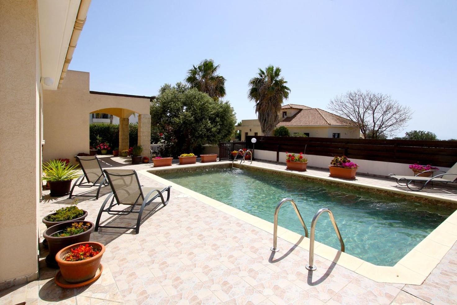 Amathousia Villa With Private Pool And Sea View Pissouri Eksteriør billede