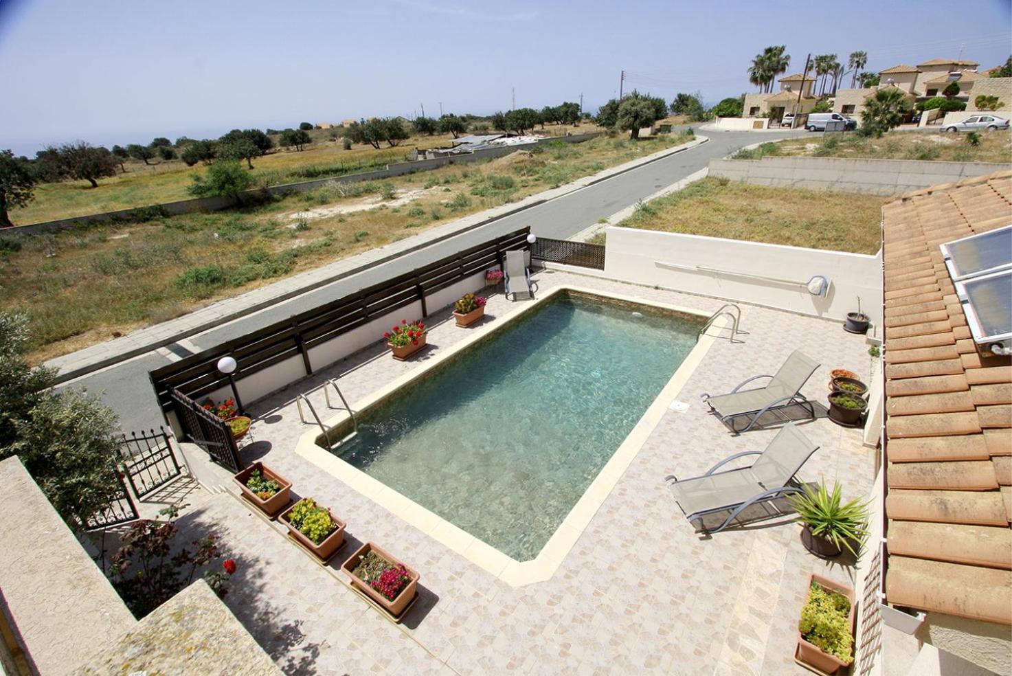 Amathousia Villa With Private Pool And Sea View Pissouri Eksteriør billede