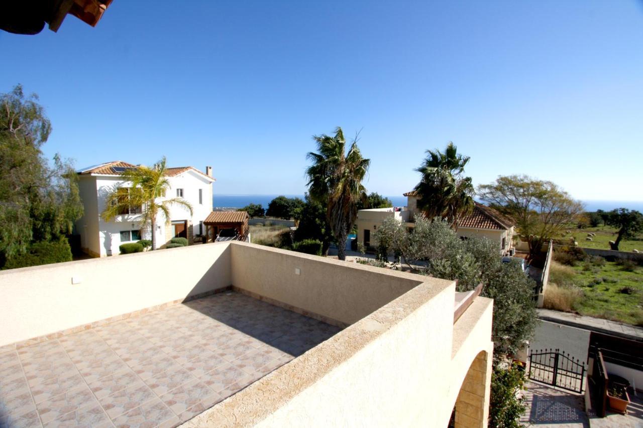 Amathousia Villa With Private Pool And Sea View Pissouri Eksteriør billede
